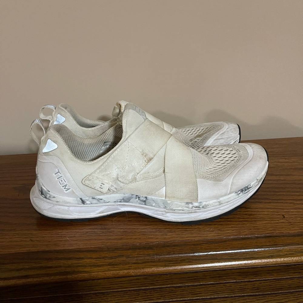 Used Tiem Cycling Shoes - White